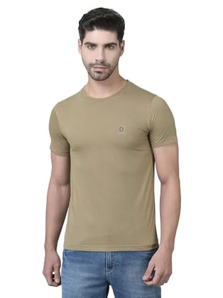 Combed Cotton Mens Solid T-Shirt