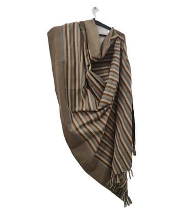 Dhaga Vishwas Ka Green Cotton Handloom Stole