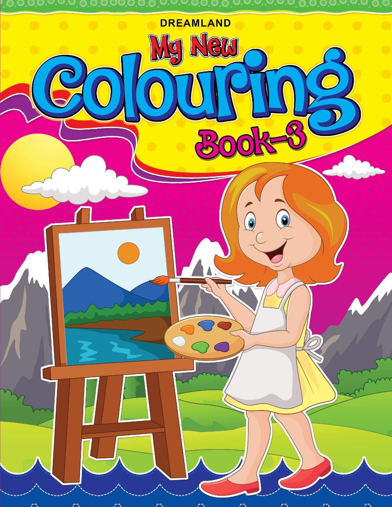 My New Colouring (Book - 3) (English, Paperback, unknown) [Paperback] Dreamland Publications