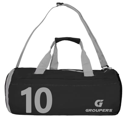 GROUPERS Sports Gym Bag with Shoe Compartment for Men and Women