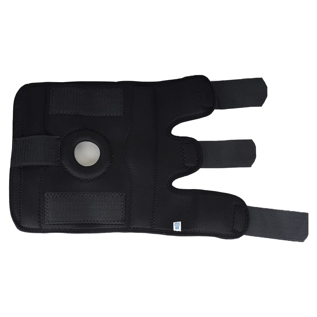 FAIRBIZPS Adjustable Knee Brace Wrap Arounds Knee Brace Knee Support for Knee Joint Recovery or Injury Prevention Unisex Medium size (Pack of 1)