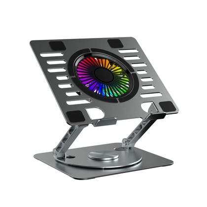My Buddy Spinlight Portable Laptop Stand With Fan My Buddy Spinlight Portable Laptop Stand With Fan