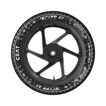 CEAT 90/100R10 GRIPP X3 TL 53J