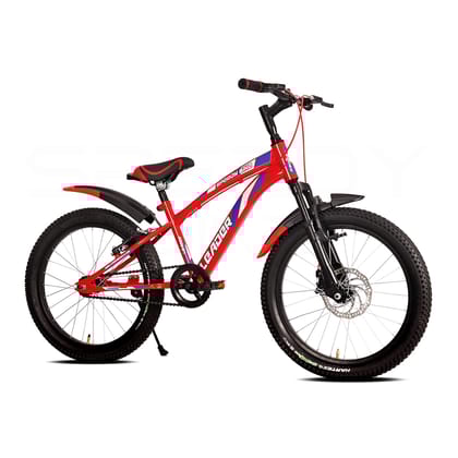 Leader Speedy Bike 20T Kids Cycle Ideal For 7-10 Years Age 20 T Mountain Cycle (Single Speed, Black)