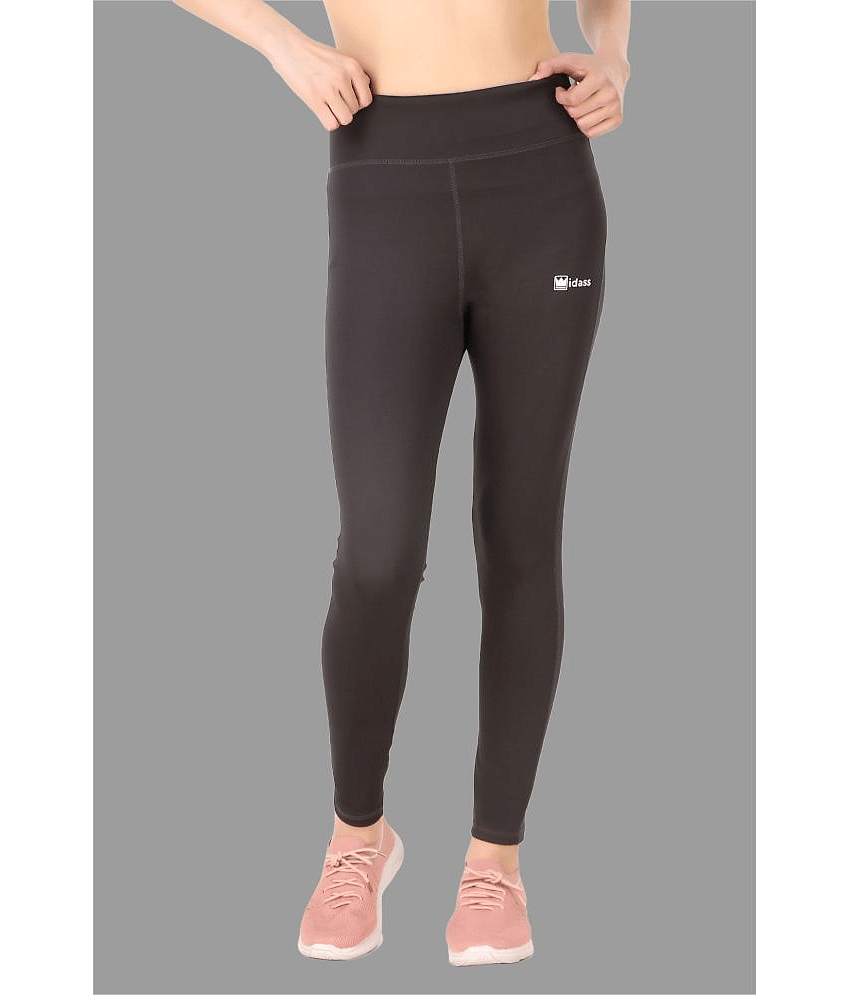IDASS - Lycra Slim Fit Dark Grey Women's Jeggings ( Pack of 1 )