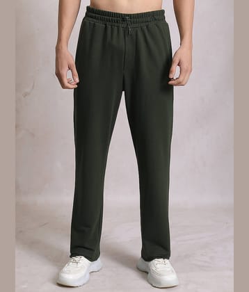Highlander Green Polyester Men's Trackpants ( Pack of 1 )