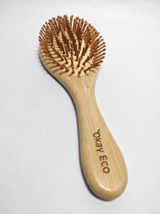 OKAY ECO Bamboo Paddle Hair Brush Made of Bamboo