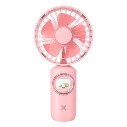 USB Rechargeable Handheld Fan, Portable Mini Fan, 3-Speed Adjustment, Small Personal Fan for Home, Office, Travel
