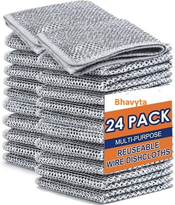 Bhavyta Wire Dish Wash pad Stainless Steel Scrub Pad