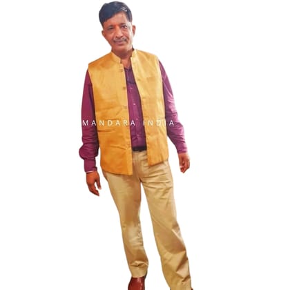 Bamber Tussar Silk Jacket