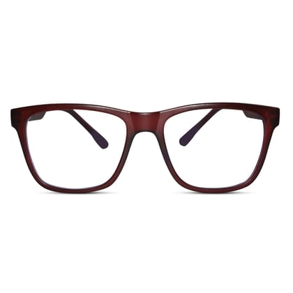 Urban Matte-Red Rectangular Eyeglasses & Computer Glasses For Men & Women LKE1G1001-RED