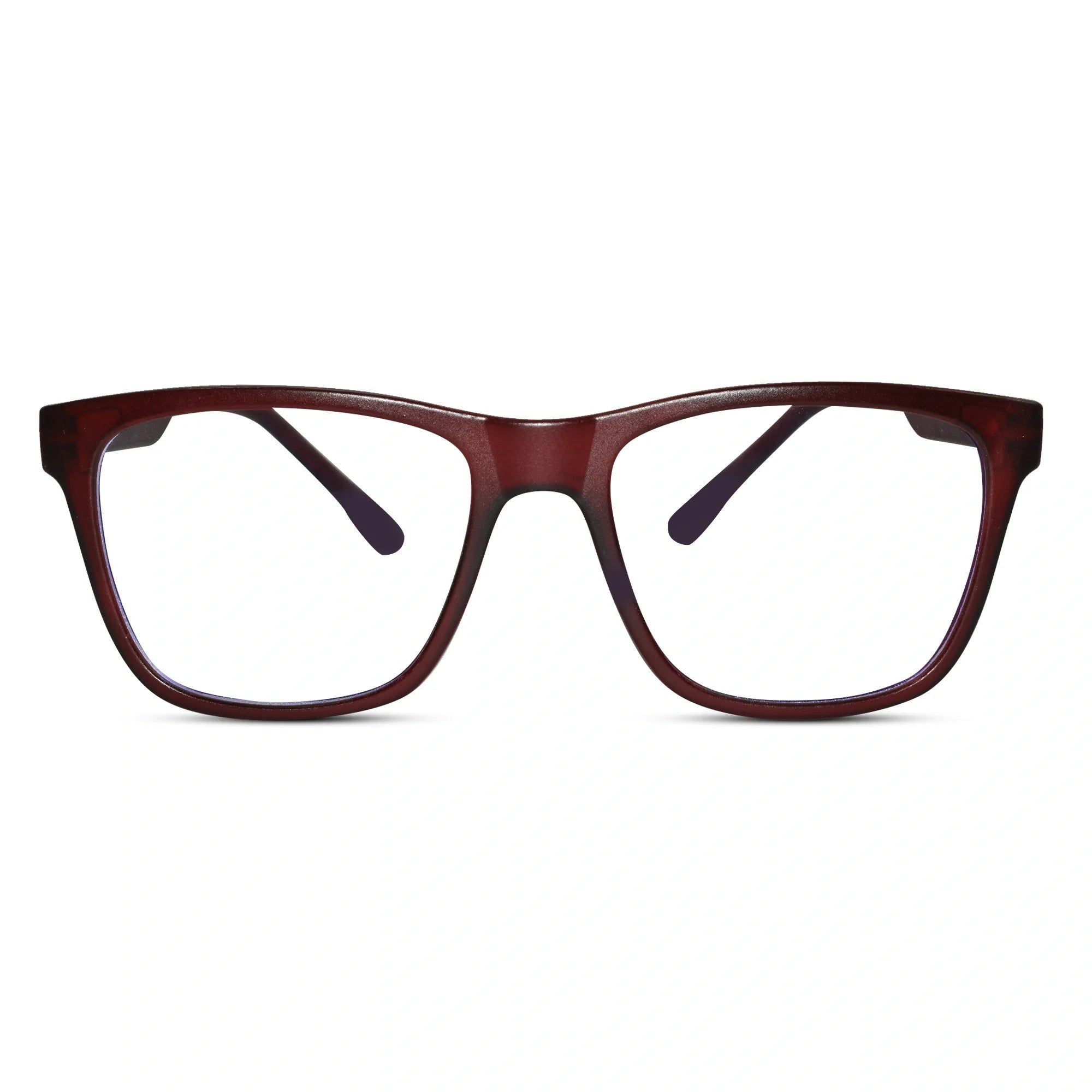 Urban Matte-Red Rectangular Eyeglasses & Computer Glasses For Men & Women LKE1G1001-RED