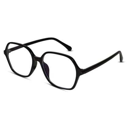 Black Square Eyeglasses For Men & Women LKE66009-BLK