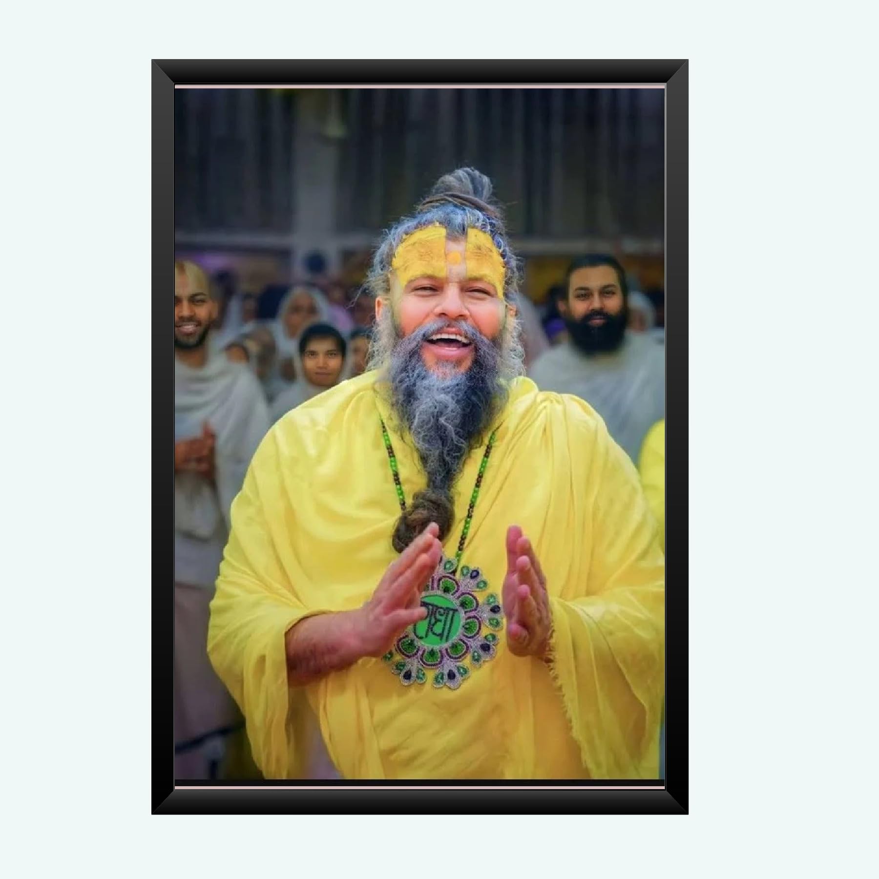 NOKKES Premanand Ji Maharaj Vrindavan Religious Photo frame 5X7 Inch Photo Frame_WEW19