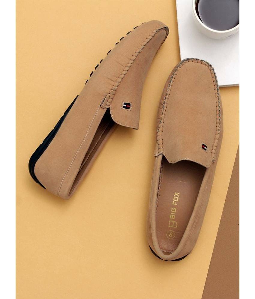 Big Fox Beige Men's Slip on