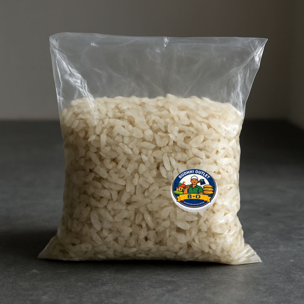 Budhhi Outlet's poha (flattened rice)