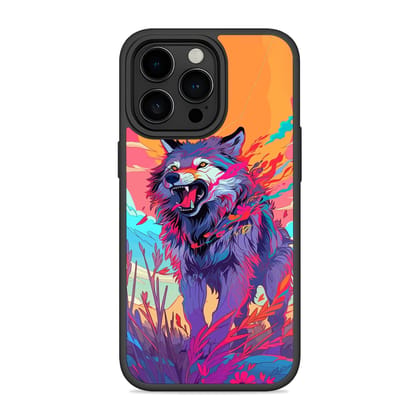 Colour Wolf 3D Mobile Bumper Cover
