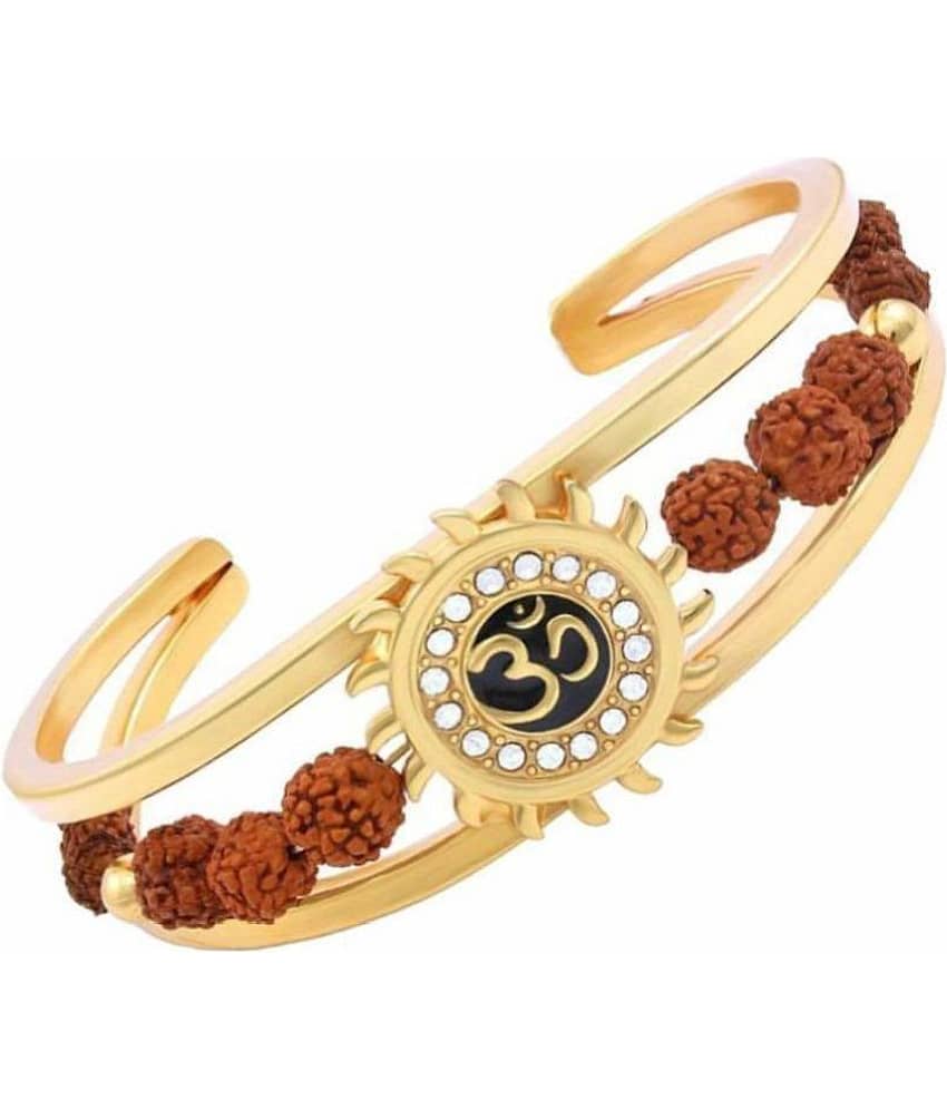 Om Sun Cuff Kada Diamond Gold Meena Bracelet for Men/Boys/Girl/Women