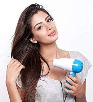 1290 Professional Electric Foldable Hair Dryer 1000W with 2 Speed & 2 Heat Settings