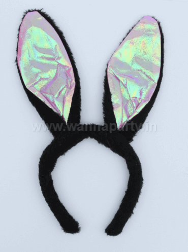 Black & Pink Bunny Ears
