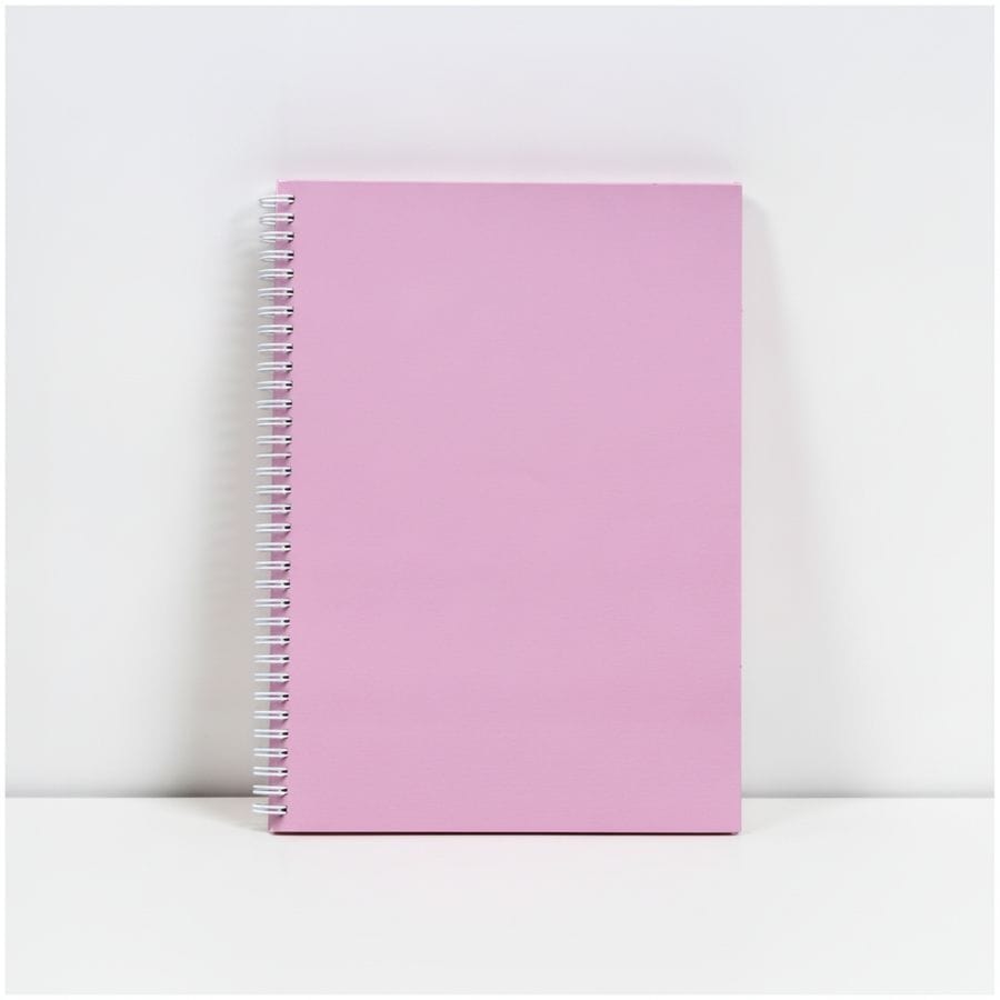 Spiral Bound Notebook - Pink