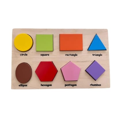 Zuvoy Shape World Montessori Wooden Shape Puzzle for Toddlers & Kids | Educational Learning Toy for Preschoolers | Alphabet, Numbers & Shapes Recognition | Fine Motor Skill Development (3+ Years) Zuvoy Shape World Montessori Wooden Shape Puzzle for Toddlers & Kids | Educational Learning Toy for Preschoolers | Alphabet, Numbers & Shapes Recognition | Fine Motor Skill Development (3+ Years)
