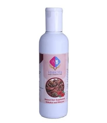 Shikakai Hibiscus Shampoo - 200ml - Helps Control Hair Fall & Promotes Hair Growth & Repairs Hair Damage | Natural And Organic Shampoo