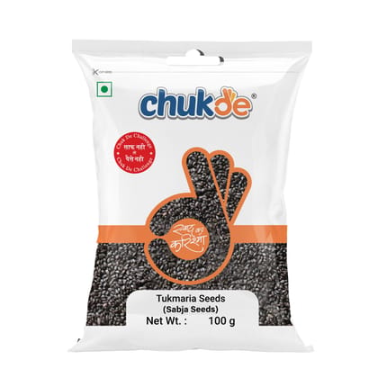 Chukde - Raw Chia Seeds - Sabja seeds - 100 Gm Chukde - Raw Chia Seeds - Sabja seeds - 100 Gm