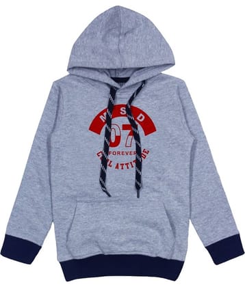 COOLTEES4U Pack of 1 Boys Fleece Sweater ( Grey Melange )