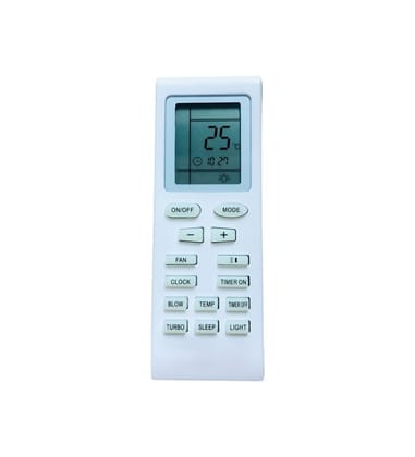 AC Remote No.18A No Backlight Voltas AC Remote Control (White)