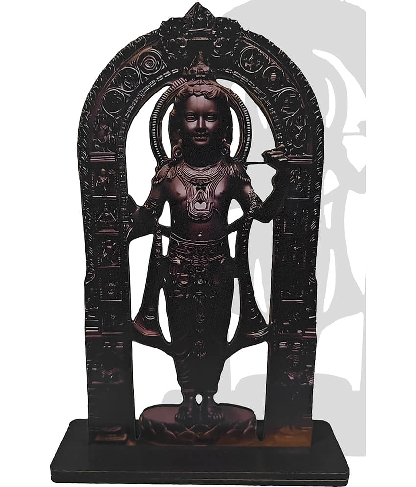 Saf Shree Ram Lala Religious MDF Showpiece ( 38 cm)