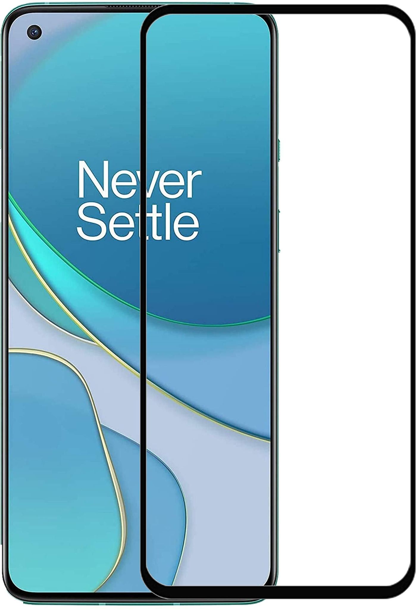 PLUGTECH Advanced Tempered Glass With Anti-Explosion 9H Hardness Edge-To-Edge Coverage Screen Guard for ONE PLUS NORD 2T