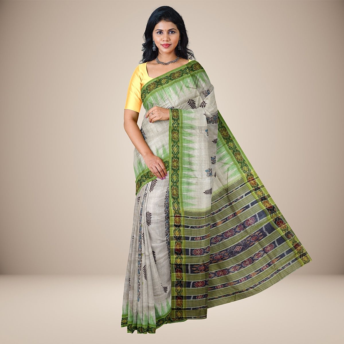 Tussar Ghicha Silk Saree