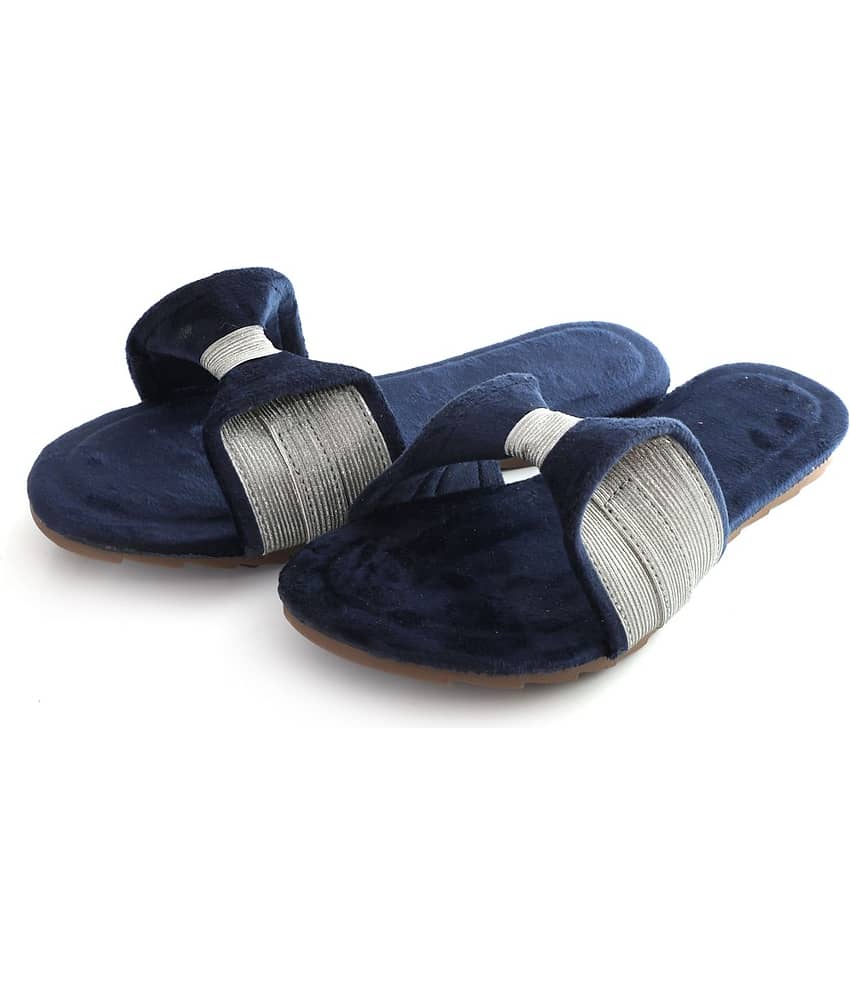 Apratim Blue Flats