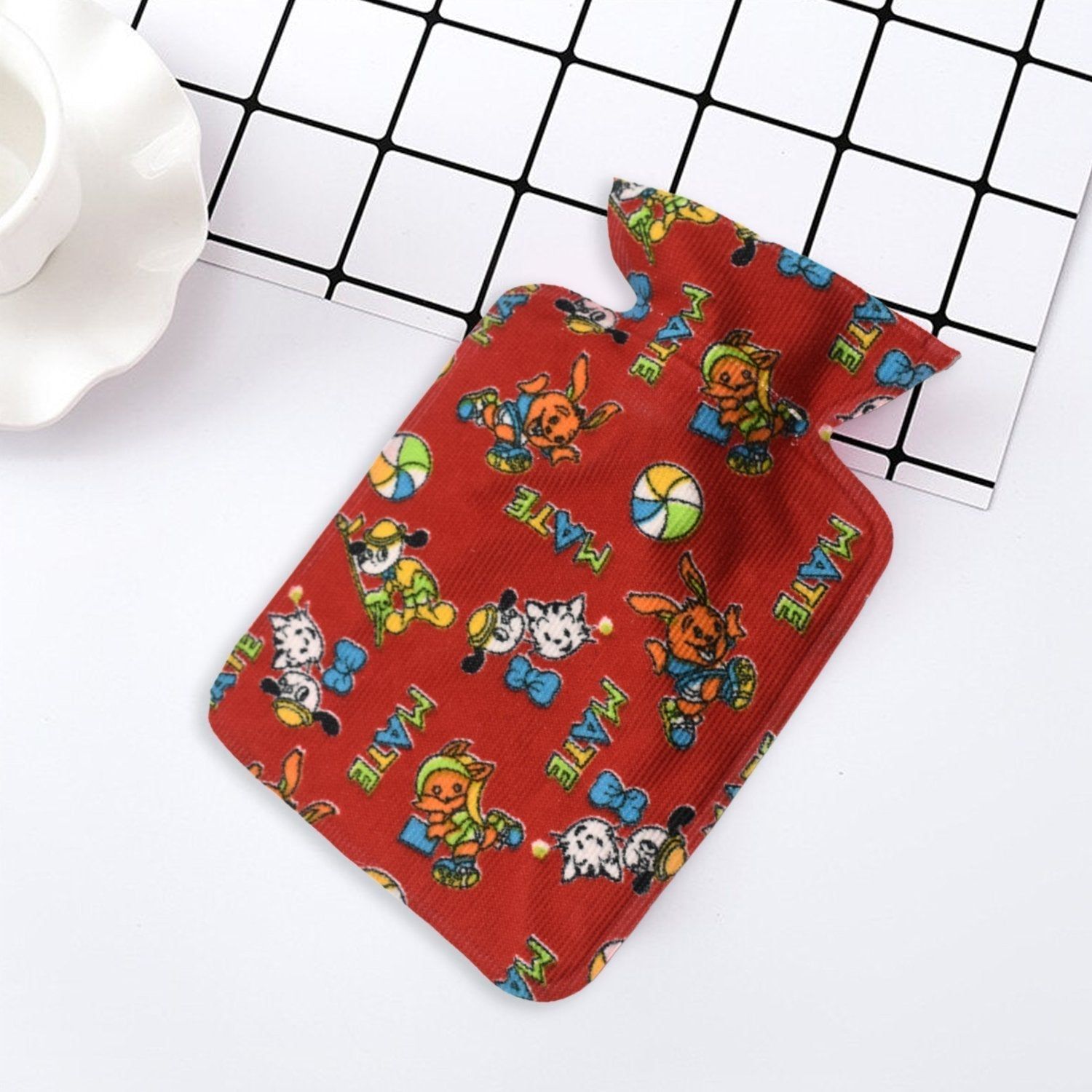 Personal Care Rubber Hot Water Heating Bag for Pain Relief (Small)
