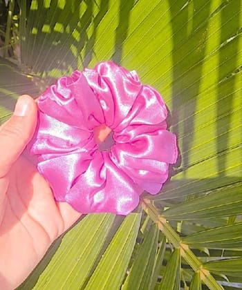 Festive Occasion Blush Pink WomenGirls Scrunchies Neat Clean