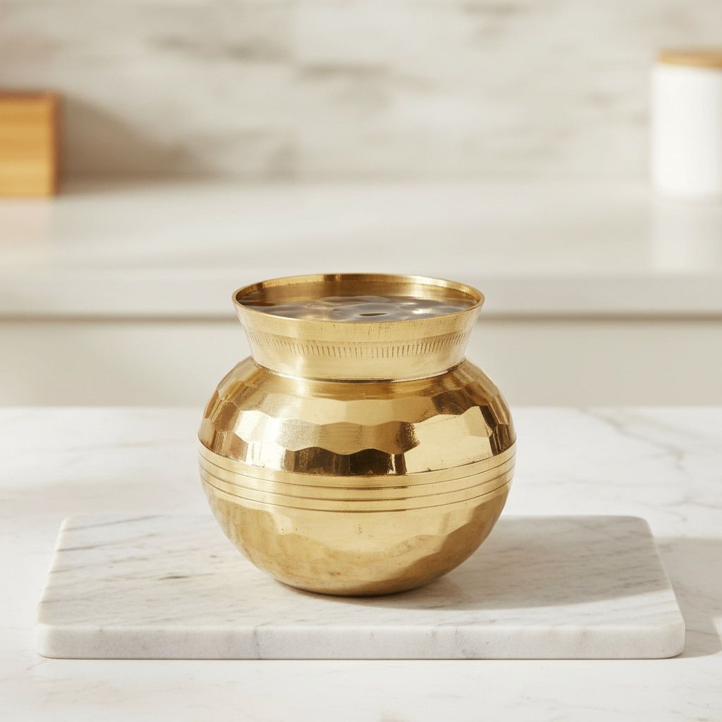 Brass Diamond Lota No. 0 , 320 ML (ZMAS481 B)