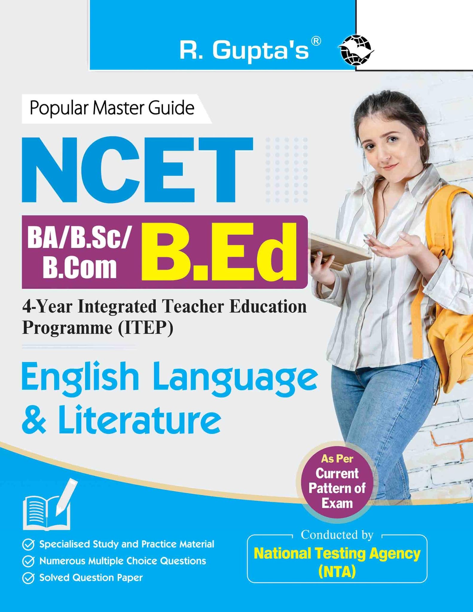 NCET: BA/B.Sc/B.Com'B.Ed (4-Year Integrated Teacher Education Programme) English Language & Literature [Paperback] [Jan 07, 2026] RPH Editorial Board