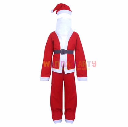 Plush Kids Fancy Santa Claus Costume -1-3 Year