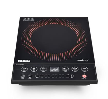 Usha Cookjoy CJ2000WPCN 2000W Induction Cooktop - Black