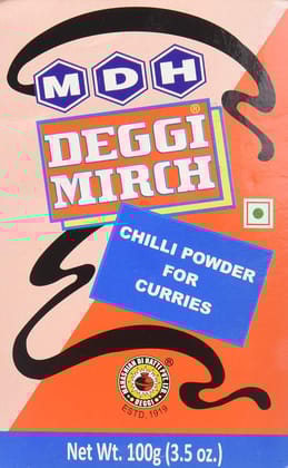 MDH Powder - Deggi Mirch, 100 g Carton