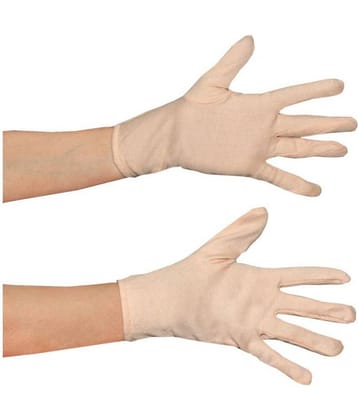 Goodluck Bike Riding Protective Cotton Gloves Skin Half for Men and Women Pack of 1