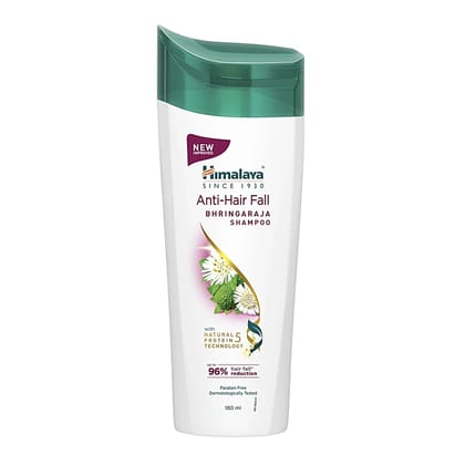 Himalaya Anti-Hair Fall Shampoo With Bhringaraja, For All Hair Types, 180 Ml Himalaya Anti-Hair Fall Shampoo With Bhringaraja, For All Hair Types, 180 Ml