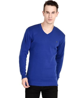 Neuvin Blue V Neck Sweater
