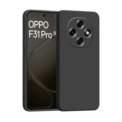 V3Deals Imported Protective Phone Case Compatible for Oppo F31 Pro 5G, Shockproof Design with Raised Camera and Screen Edges, Soft Flexible Silicon Material, Slim Fit with Non-Slip Matte Finish