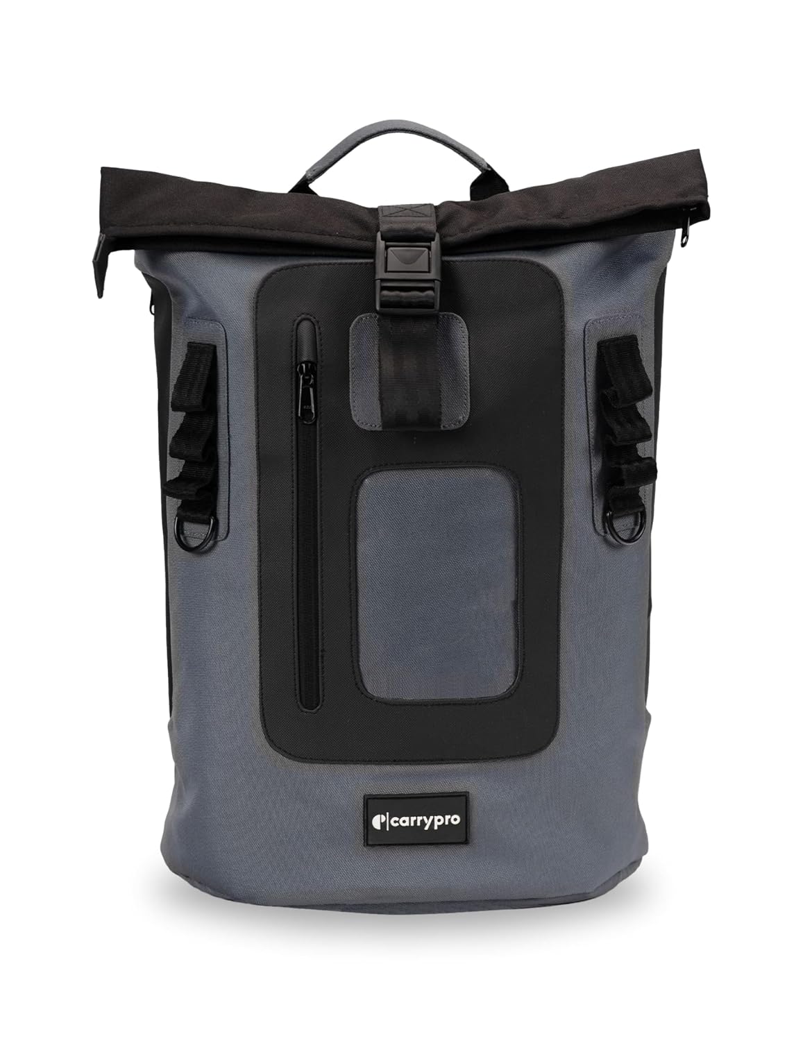 CarryPro MOJO V2.0-20L Everyday Laptop Backpack, Fits Up to 15.6 Inch Roll Top Laptop Bag for Office, College & Travel, Water Resistant Fabric, Ultra Lightweight Bag for Men & Women, 1 Year Warranty