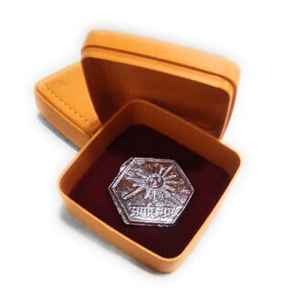 Surya Ranga Remedy / Lal Kitab Remedy Lead Figurines For Surya Dosh Shanti Yantra For Floating In Water 1 Pcs. Coin