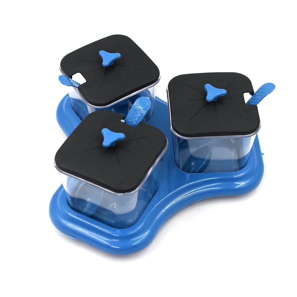 Dining 3 Pc Set Used as a Cutlery Set for Serving Food Purposes and Sweet and All in All Kinds of Household and Official Places Etc 3 Pcs (Multicolor)