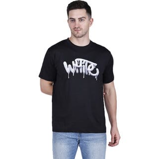 Life Dream Mens Premium Cotton Printed T-Shirt  Regular Fit  Casual Wear