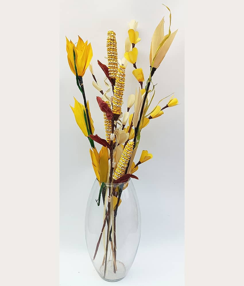 PUPRIWALL - Multicolor Tulip Artificial Flower ( Pack of 1 )